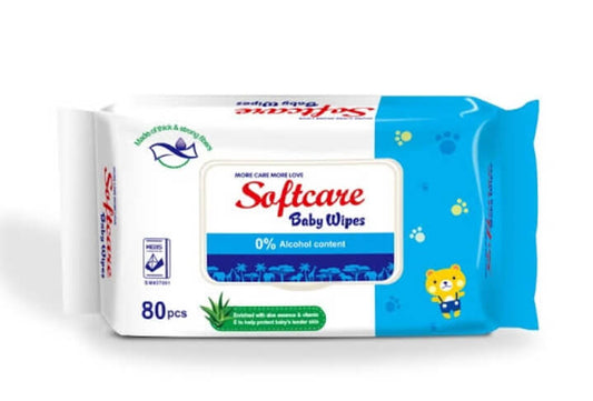 Soft care wipes