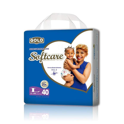 Soft care diapers