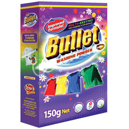 Bullet detergent powder